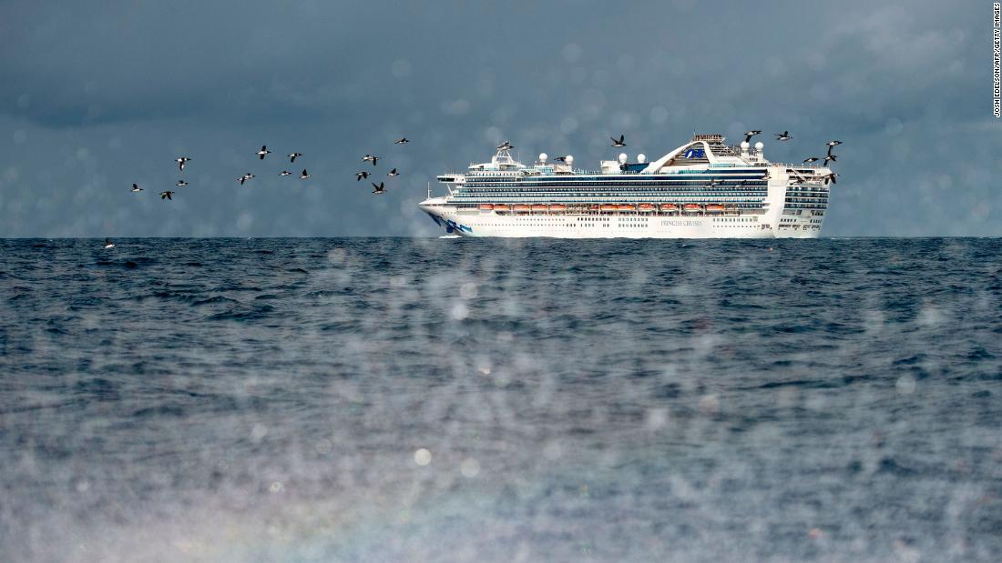 The Grand Princess cruise ship, carrying at least 21 people who tested positive for coronavirus, is seen off the coast of San Francisco on March 8. &lt;a href=&quot;https://www.cnn.com/2020/03/09/health/us-coronavirus-monday/index.html&quot; target=&quot;_blank&quot;&gt;The ship was being held at sea.&lt;/a&gt;